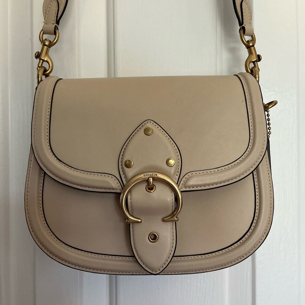 Coach Beat Saddle Bag with Gold Hardware